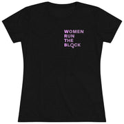 Women Run the Block Tee